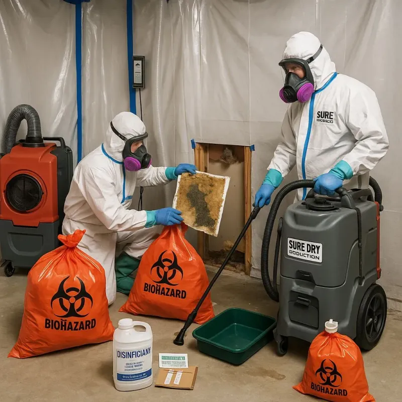 Contaminated Water Handling Protocols process in Lakeside, TX