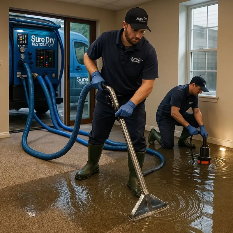 Water Extraction and Removal process in Lakeside, TX